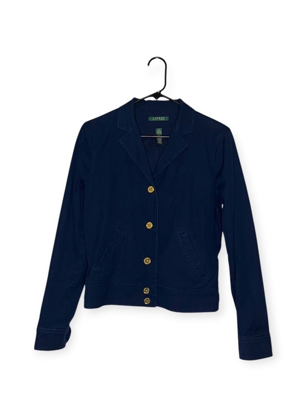 Ralph Lauren Navy Blazer with Gold Buttons
